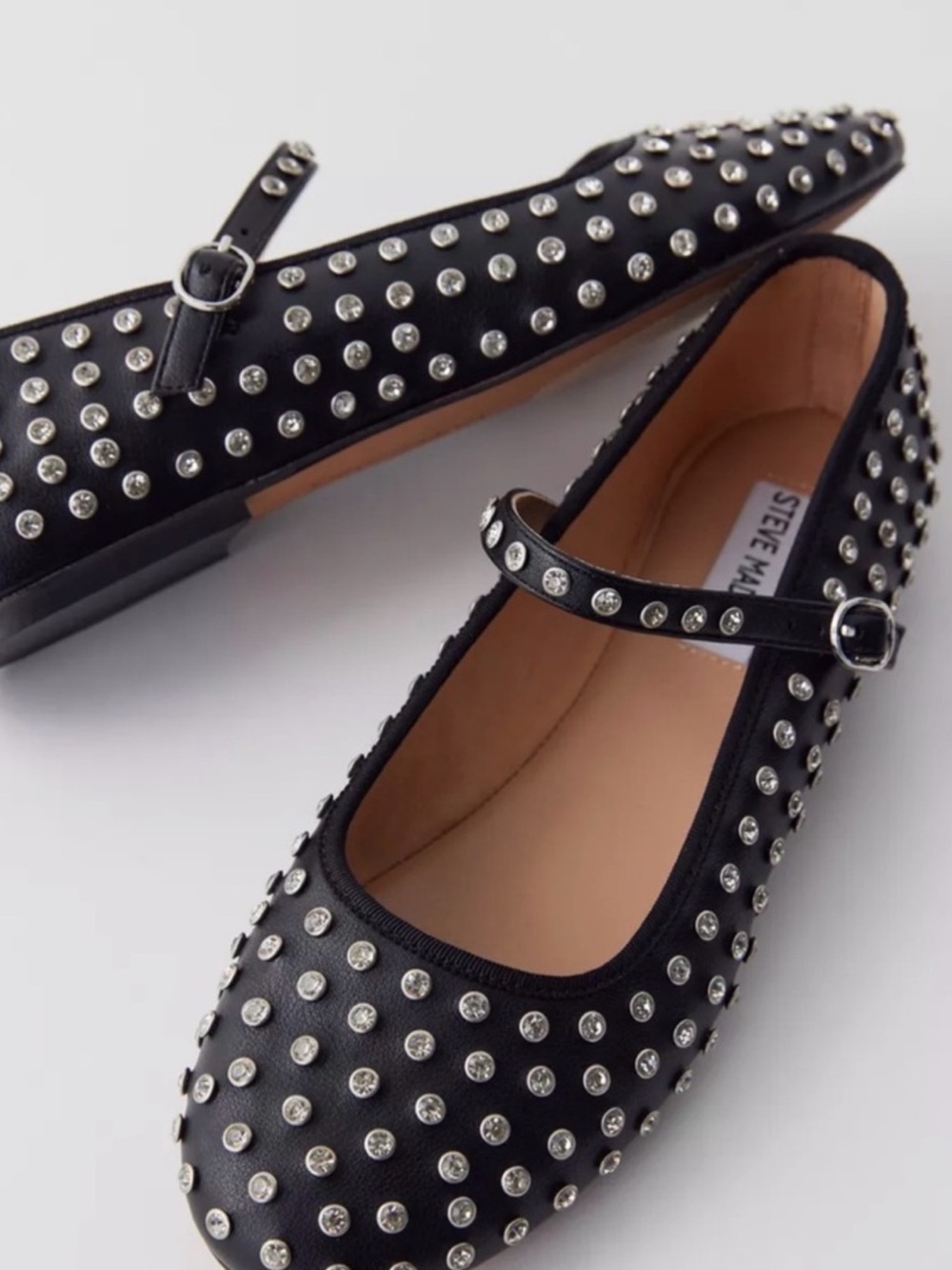 {Steve Madden} Vinetta Rhinestones Ballet Flats.
